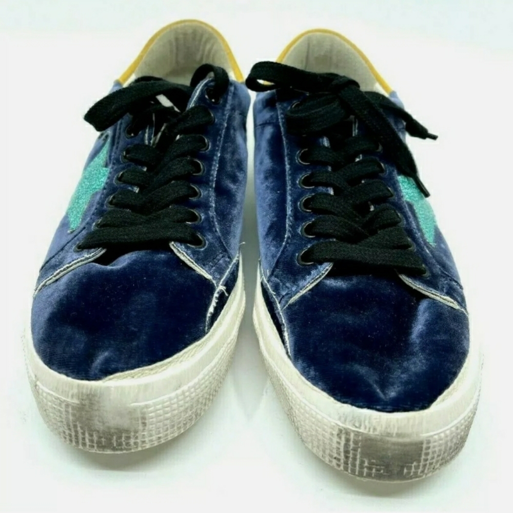 HELP!!! ISO!! Golden Goose Blue Velvet May Sneakers 40 - Picture 2 of 3